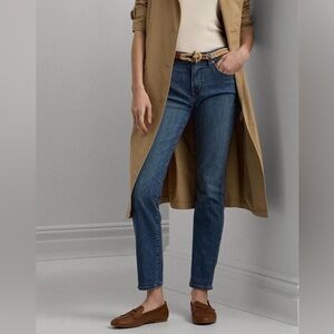 Lauren Ralph Lauren Mid-rise Straight Leg Jeans